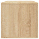 vidaXL sonoma tölgy színű szerelt fa faliszekrény 100 x 36,5 x 35 cm