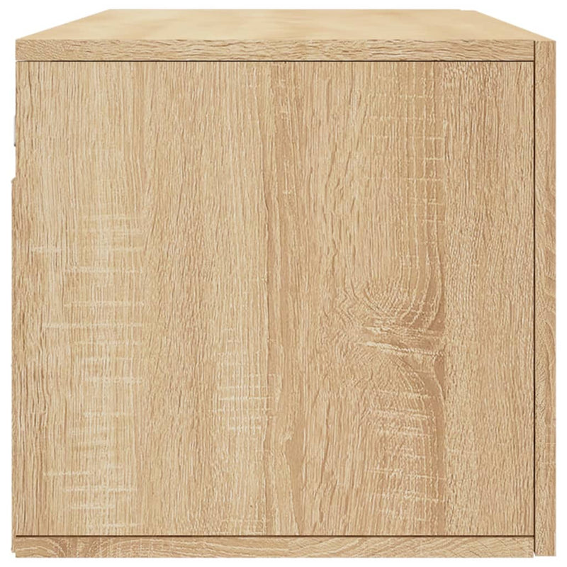 vidaXL sonoma tölgy színű szerelt fa faliszekrény 100 x 36,5 x 35 cm