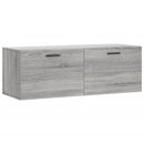 vidaXL szürke sonoma színű szerelt fa faliszekrény 100 x 36,5 x 35 cm