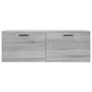vidaXL szürke sonoma színű szerelt fa faliszekrény 100 x 36,5 x 35 cm