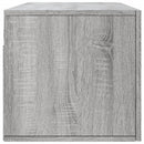 vidaXL szürke sonoma színű szerelt fa faliszekrény 100 x 36,5 x 35 cm