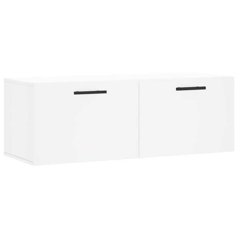 vidaXL fehér szerelt fa faliszekrény 100 x 36,5 x 35 cm
