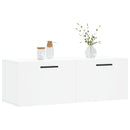 vidaXL fehér szerelt fa faliszekrény 100 x 36,5 x 35 cm