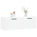 vidaXL fehér szerelt fa faliszekrény 100 x 36,5 x 35 cm