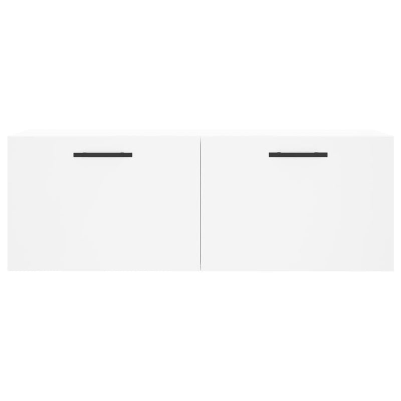 vidaXL fehér szerelt fa faliszekrény 100 x 36,5 x 35 cm