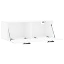 vidaXL fehér szerelt fa faliszekrény 100 x 36,5 x 35 cm