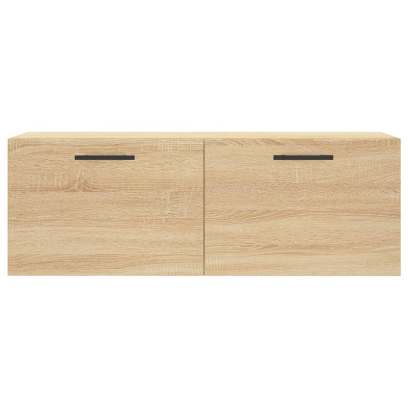 vidaXL sonoma tölgy színű szerelt fa faliszekrény 100 x 36,5 x 35 cm