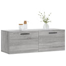 vidaXL szürke sonoma színű szerelt fa faliszekrény 100 x 36,5 x 35 cm