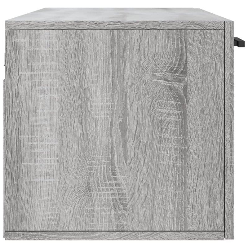vidaXL szürke sonoma színű szerelt fa faliszekrény 100 x 36,5 x 35 cm