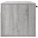 vidaXL szürke sonoma színű szerelt fa faliszekrény 100 x 36,5 x 35 cm