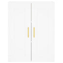 vidaXL fehér szerelt fa fali szekrény 69,5 x 34 x 90 cm