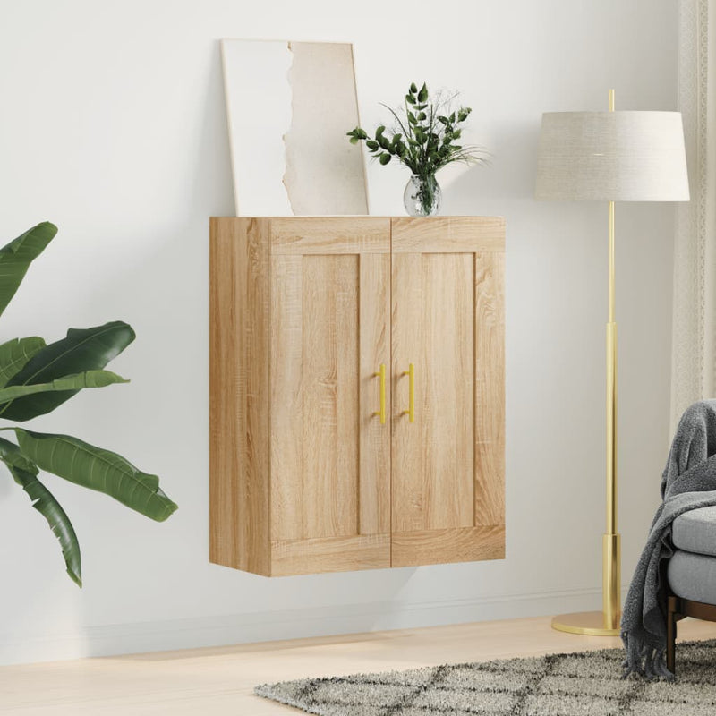 vidaXL sonoma tölgy szerelt fa fali szekrény 69,5 x 34 x 90 cm