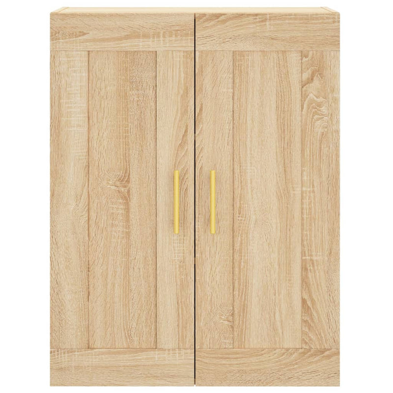 vidaXL sonoma tölgy szerelt fa fali szekrény 69,5 x 34 x 90 cm