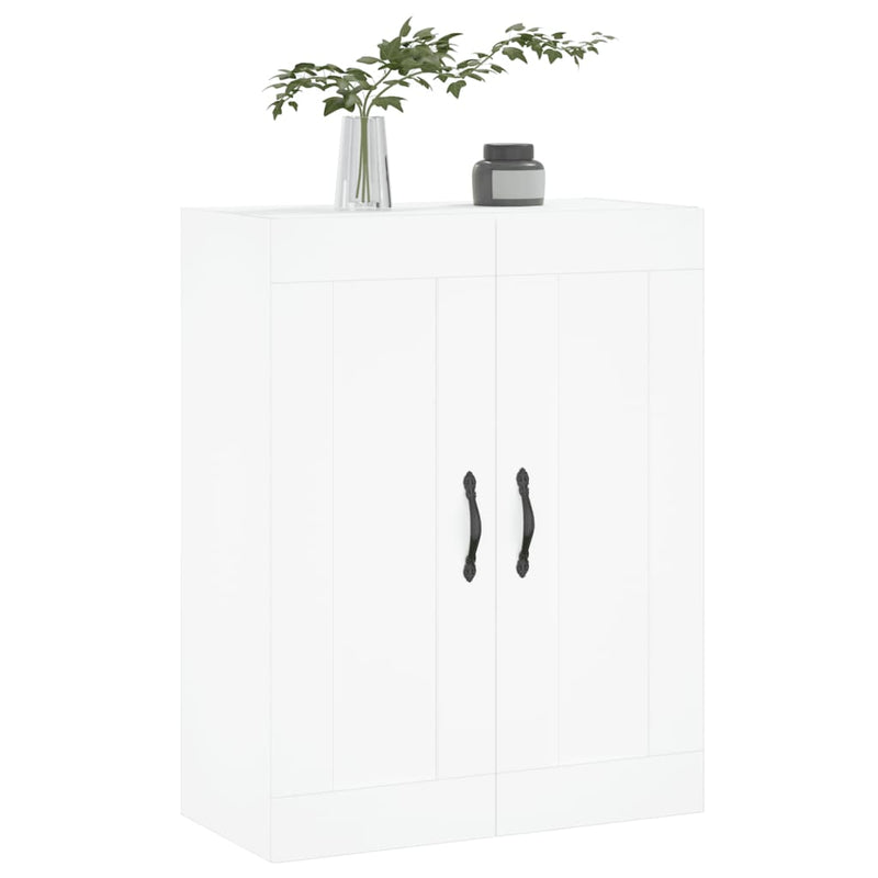 vidaXL fehér szerelt fa fali szekrény 69,5 x 34 x 90 cm