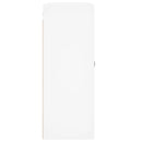 vidaXL fehér szerelt fa fali szekrény 69,5 x 34 x 90 cm