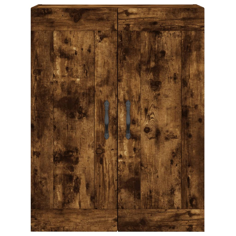 vidaXL füstös tölgy szerelt fa fali szekrény 69,5 x 34 x 90 cm