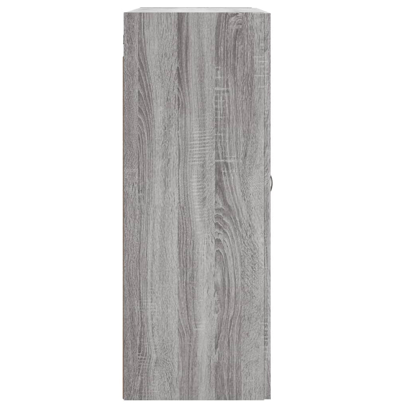 vidaXL szürke sonoma szerelt fa fali szekrény 69,5 x 34 x 90 cm