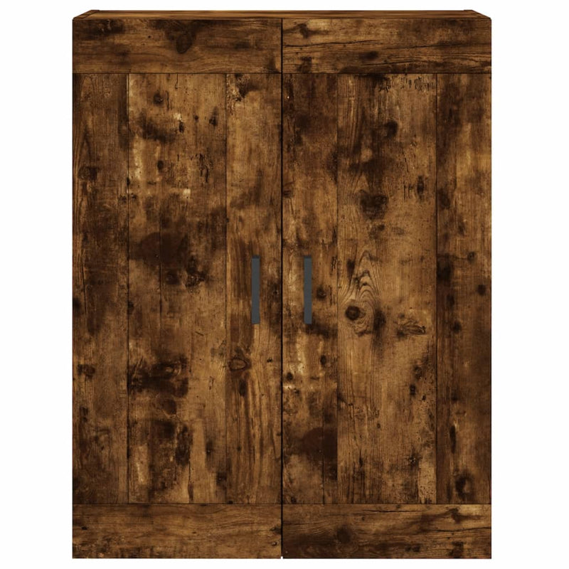 vidaXL füstös tölgy szerelt fa fali szekrény 69,5 x 34 x 90 cm