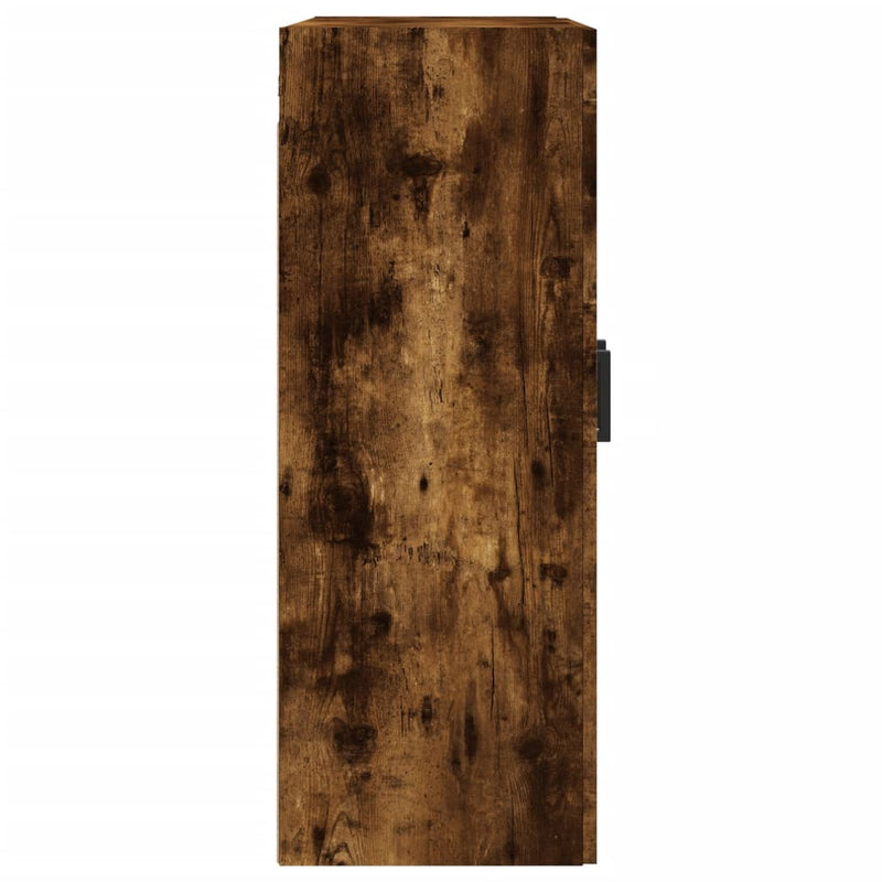vidaXL füstös tölgy szerelt fa fali szekrény 69,5 x 34 x 90 cm