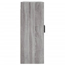 vidaXL szürke sonoma szerelt fa fali szekrény 69,5 x 34 x 90 cm