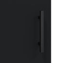 vidaXL fekete szerelt fa fali szekrény 69,5 x 34 x 90 cm