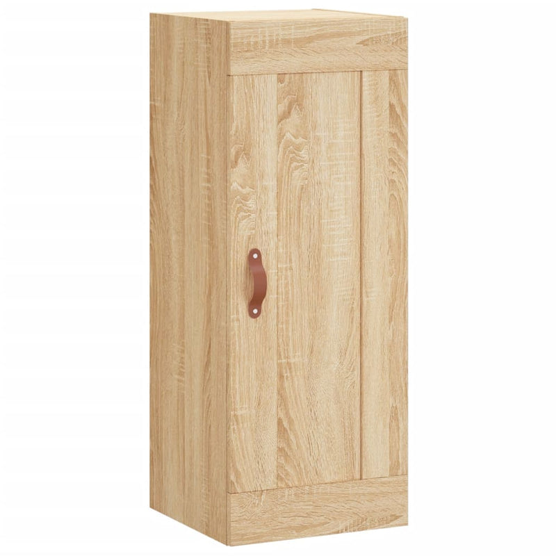 vidaXL sonoma tölgy szerelt fa fali szekrény 34,5x34x90 cm