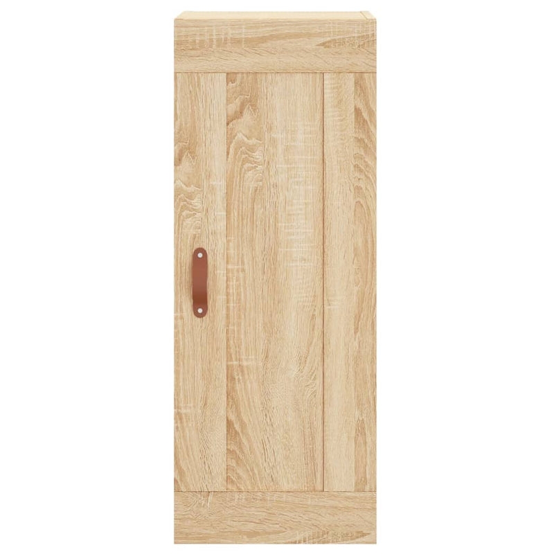 vidaXL sonoma tölgy szerelt fa fali szekrény 34,5x34x90 cm
