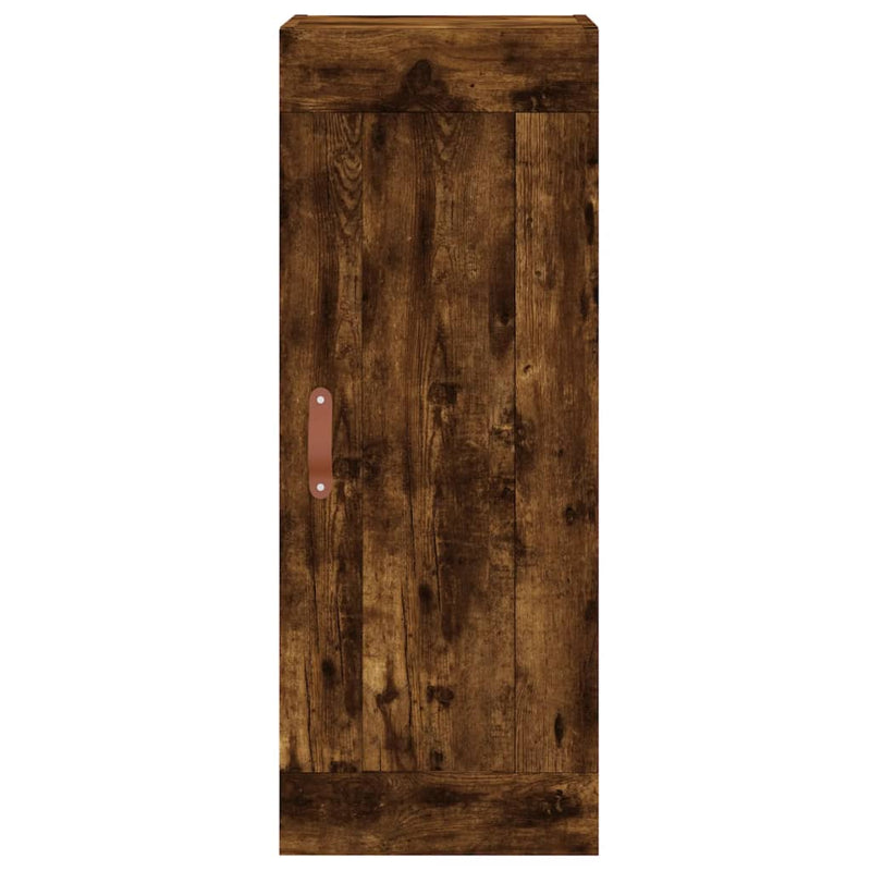 vidaXL füstös tölgy színű szerelt fa fali szekrény 34,5 x 34 x 90 cm