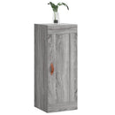 vidaXL szürke sonoma szerelt fa fali szekrény 34,5x34x90 cm