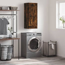 vidaXL füstös tölgy színű szerelt fa fali szekrény 34,5 x 34 x 90 cm