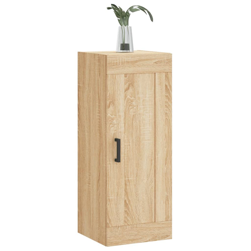 vidaXL sonoma tölgy szerelt fa fali szekrény 34,5x34x90 cm
