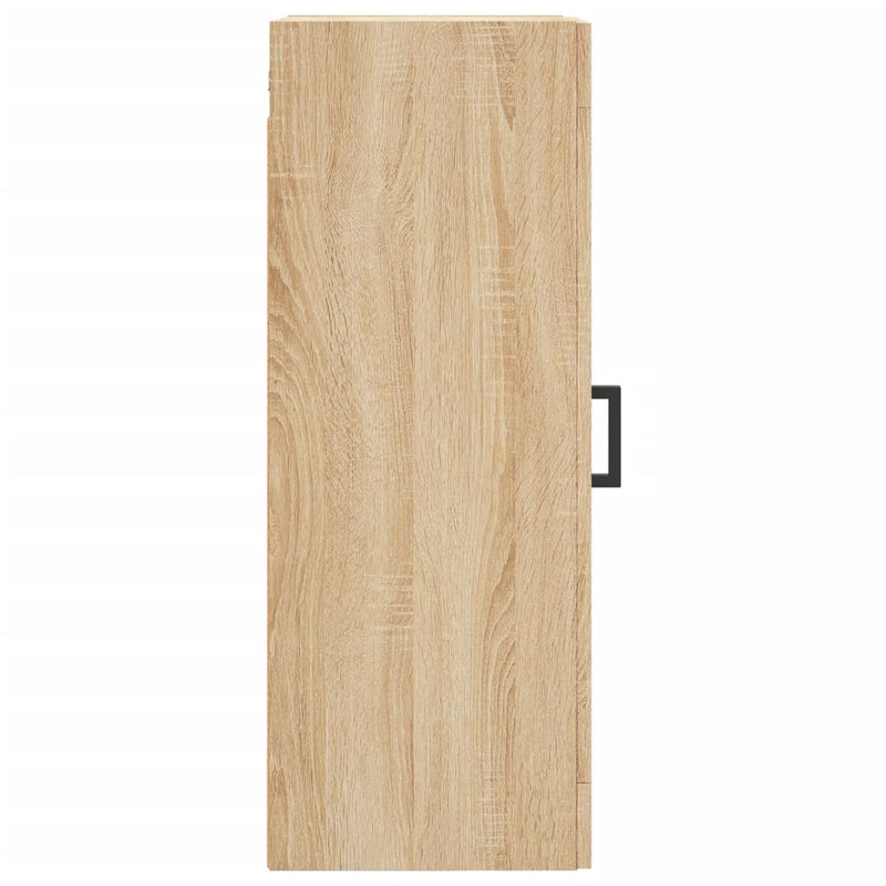 vidaXL sonoma tölgy szerelt fa fali szekrény 34,5x34x90 cm