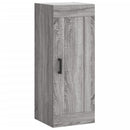 vidaXL szürke sonoma szerelt fa fali szekrény 34,5x34x90 cm