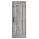 vidaXL szürke sonoma szerelt fa fali szekrény 34,5x34x90 cm