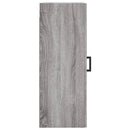 vidaXL szürke sonoma szerelt fa fali szekrény 34,5x34x90 cm