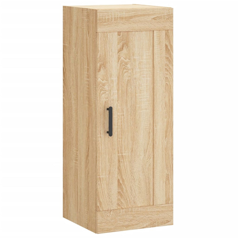 vidaXL sonoma tölgy szerelt fa fali szekrény 34,5x34x90 cm