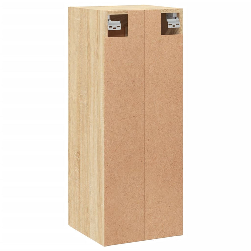 vidaXL sonoma tölgy szerelt fa fali szekrény 34,5x34x90 cm
