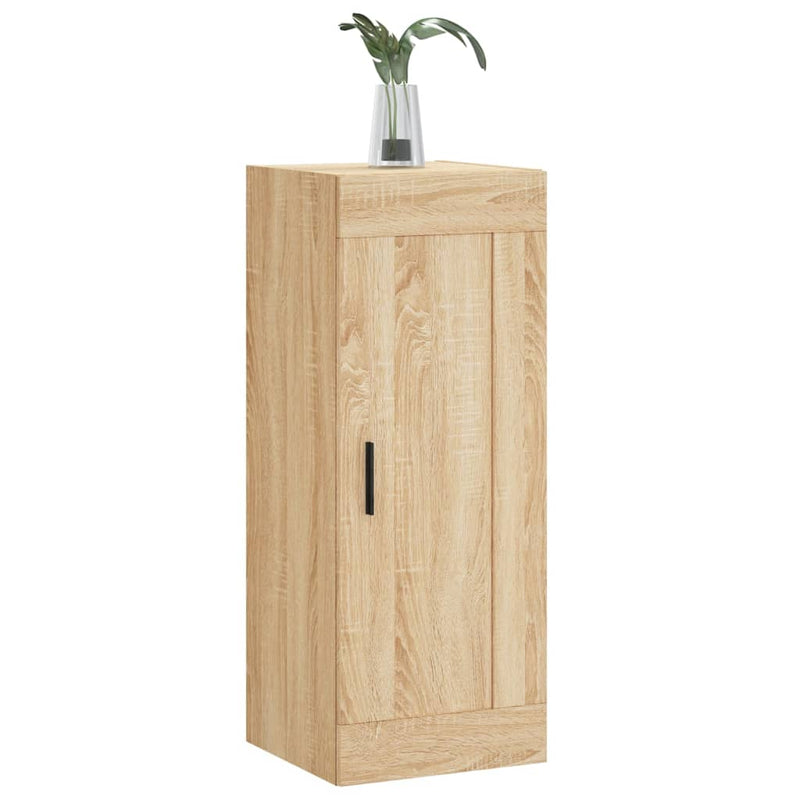 vidaXL sonoma tölgy szerelt fa fali szekrény 34,5x34x90 cm