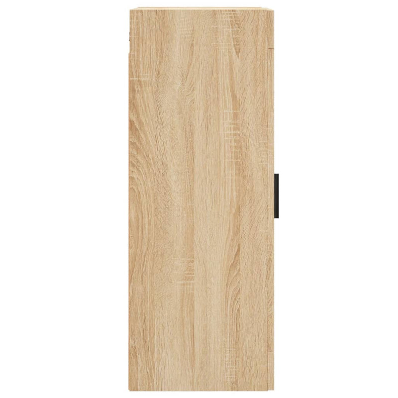 vidaXL sonoma tölgy szerelt fa fali szekrény 34,5x34x90 cm