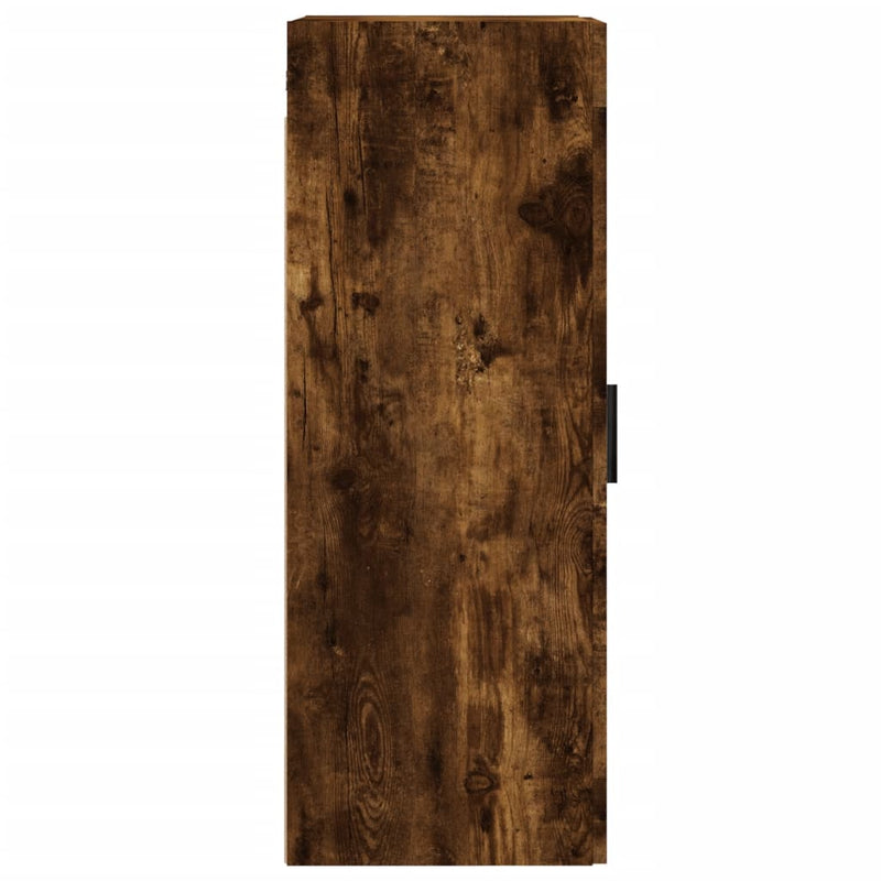vidaXL füstös tölgy színű szerelt fa fali szekrény 34,5 x 34 x 90 cm