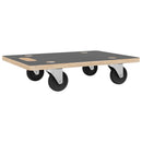 vidaXL 2 db négyszögletű szállítókocsi 250 kg 60 x 40 x 11,5 cm
