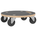 vidaXL 2 db kerek kerek szállítókocsi 250 kg Ø38 x 11,5 cm