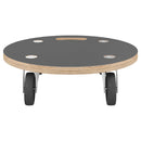 vidaXL 2 db kerek kerek szállítókocsi 250 kg Ø38 x 11,5 cm