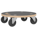 vidaXL 2 db kerek kerek szállítókocsi 250 kg Ø38 x 11,5 cm
