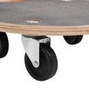 vidaXL 2 db kerek kerek szállítókocsi 250 kg Ø38 x 11,5 cm