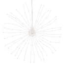 vidaXL 8 db karácsonyi hideg fehér csillagfény 140 db LED 17 cm