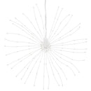 vidaXL 8 db karácsonyi többszínű csillagfény 140 db LED 17 cm