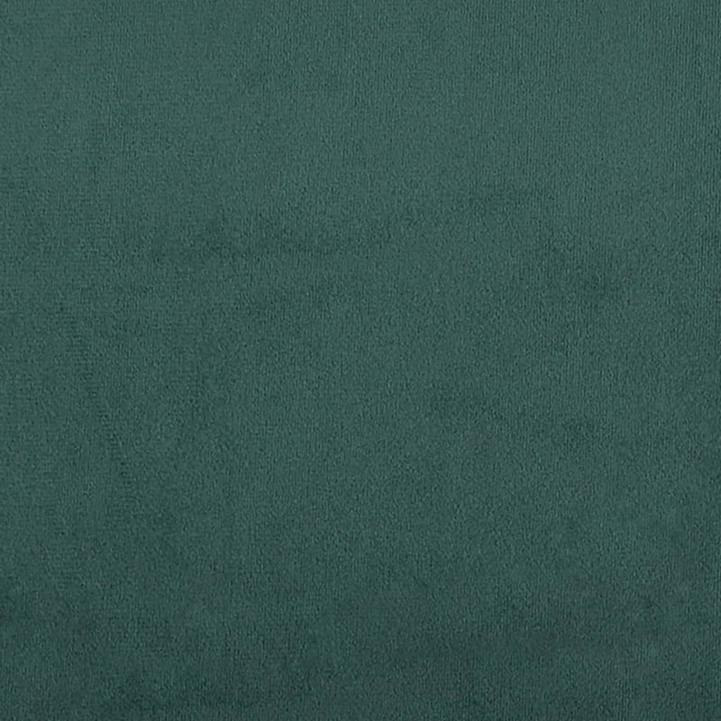 vidaXL 2 az 1-ben sötétzöld bársony padlókanapéágy 122 x 204 x 55 cm