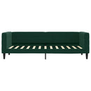 vidaXL sötétzöld bársony kanapéágy 80 x 200 cm