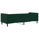 vidaXL sötétzöld bársony kanapéágy 80 x 200 cm